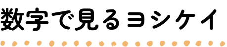 数字で見るヨシケイ